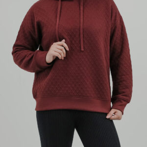 Comfort Textured Fleece Hoodie