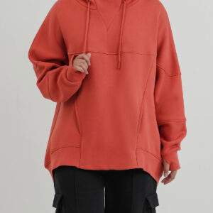 Trendy Cut & Sew Fleece Hoodie